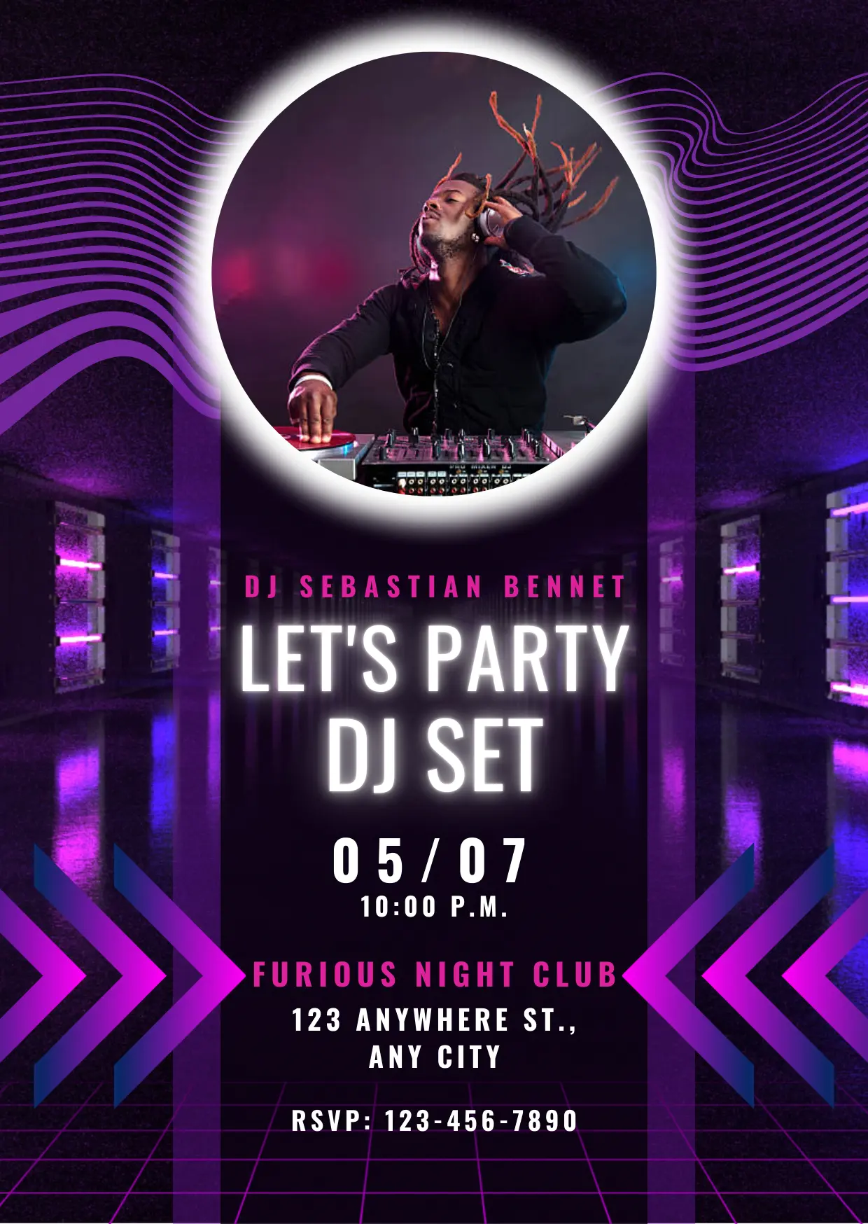 DJ Party Invitation